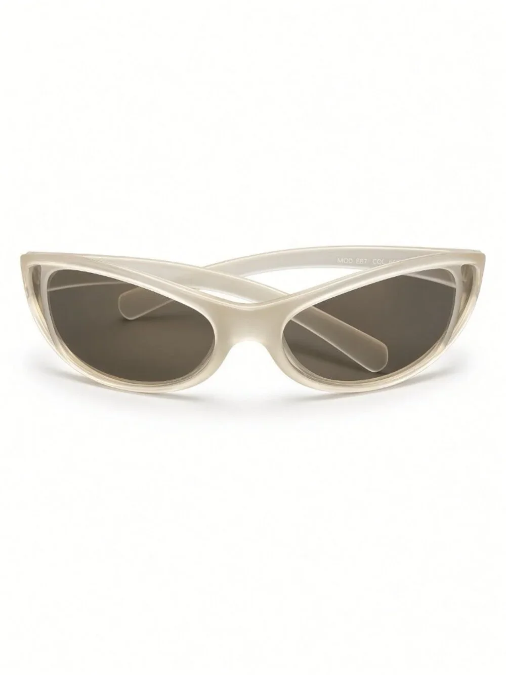 Versus Versace MOD E87 COL 657/218 Cream Wrap Sunglasses Italy Unisex